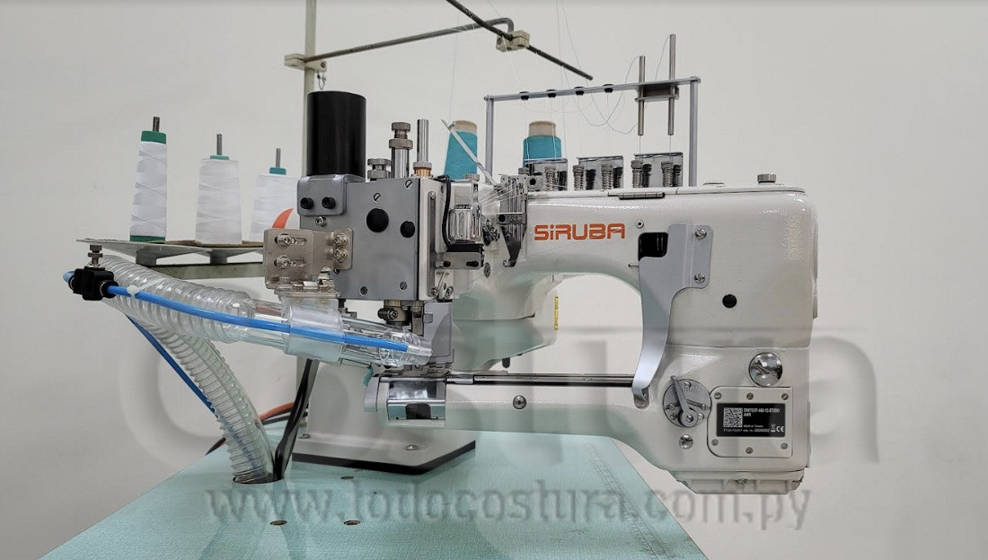 MAQ. FLATSEAMER (DOBLE DIFERENCIAL ; CORTA-HILO) SIRUBA D007SXP-460-02-ET/AK/AW7 (MOTOR INCORP.)