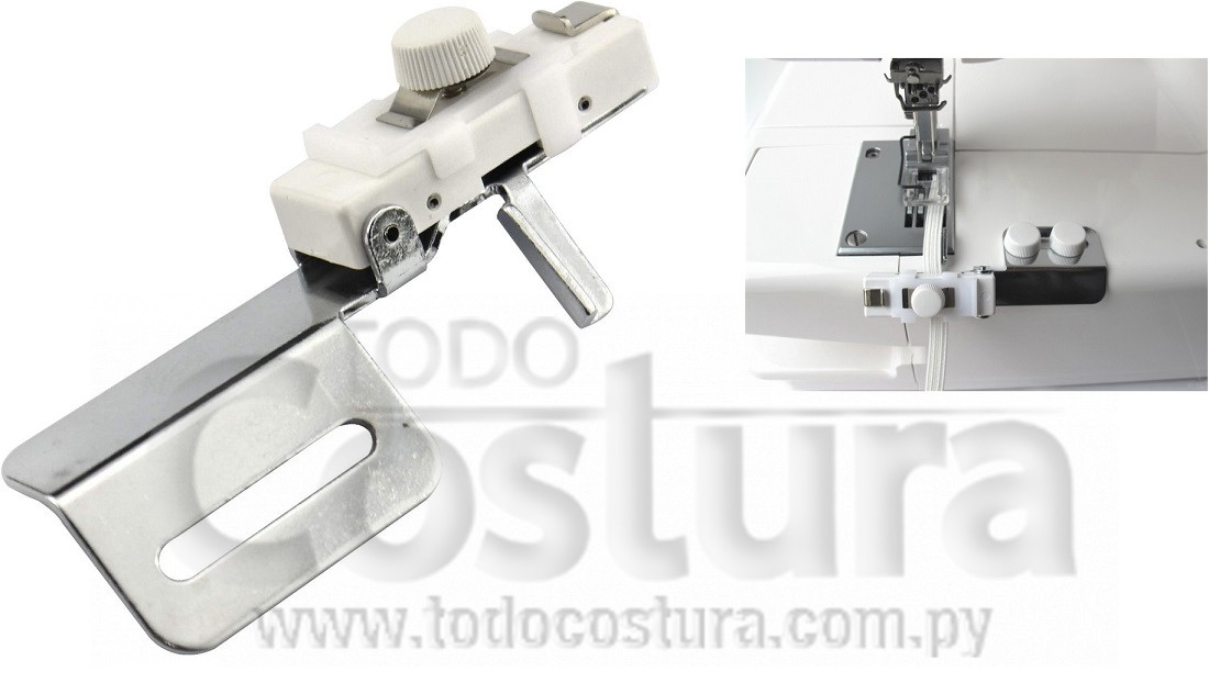 DOBLADILLADOR P/ FRUNCIR CON ELASTICO (0,5 A 0,8 CM - CON GUIA) COLLARETA JANOME 2000CPX