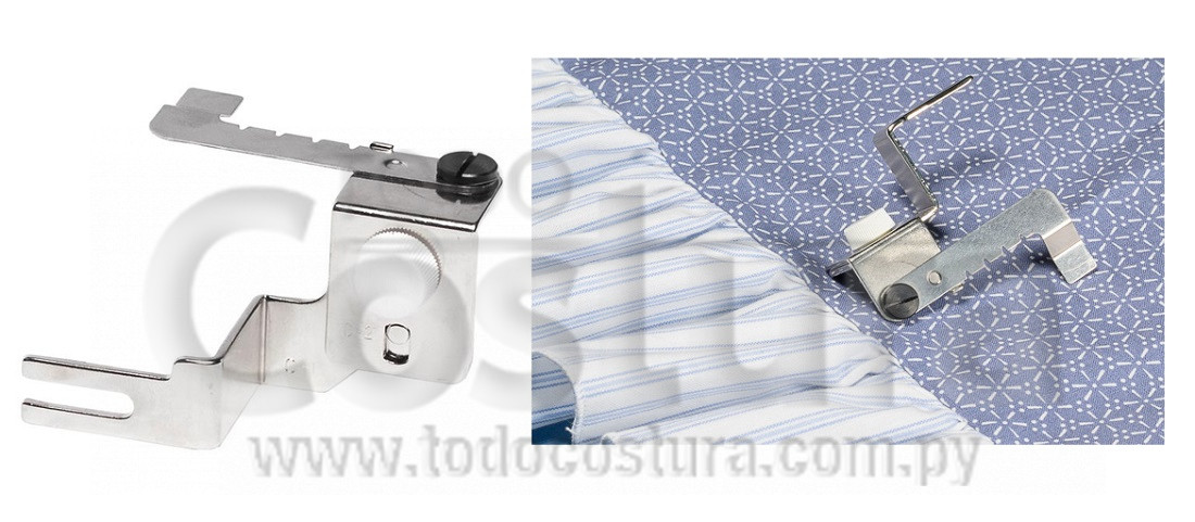 GUIA PARA FRUNCIR OVERLOCK JANOME 744D / 8002D