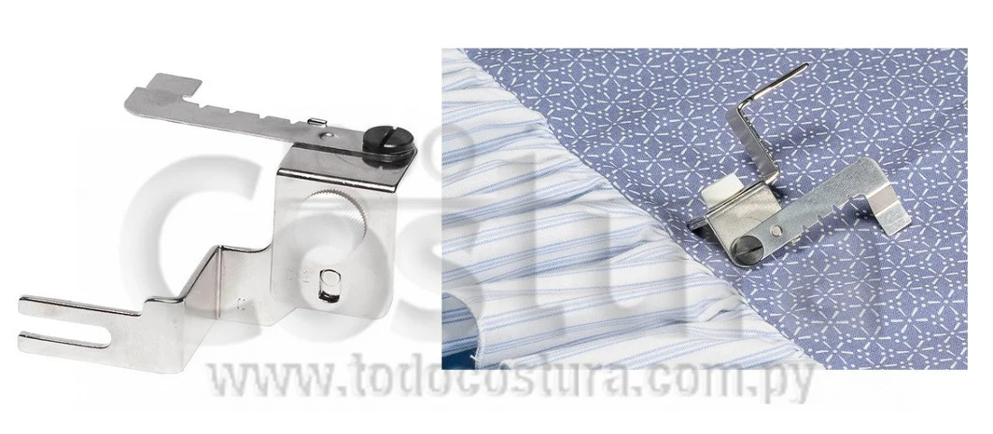 GUIA PARA FRUNCIR OVERLOCK JANOME 744D / 8002D