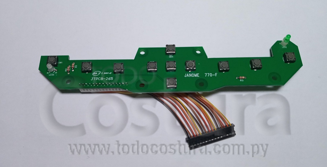 PLACA DE BOTON DEL PANEL BORDADORA JANOME MB7