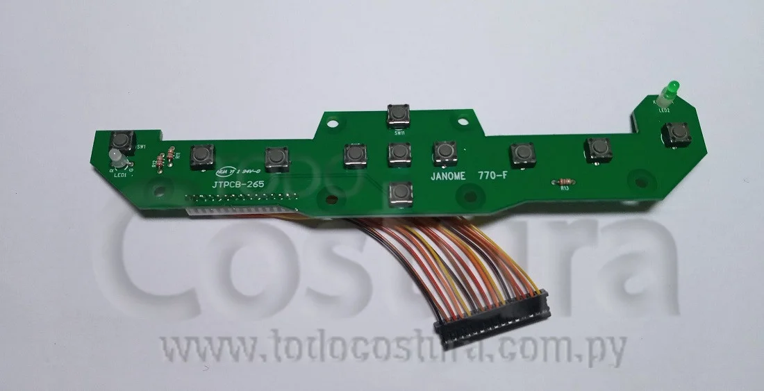 PLACA DE BOTON DEL PANEL BORDADORA JANOME MB7