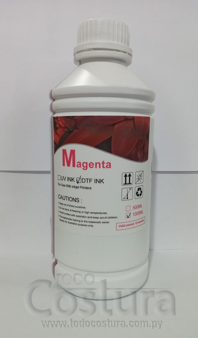 TINTA PIGMENTADA (MAGENTA - 1 LITRO) PARA IMPRESORA DTF