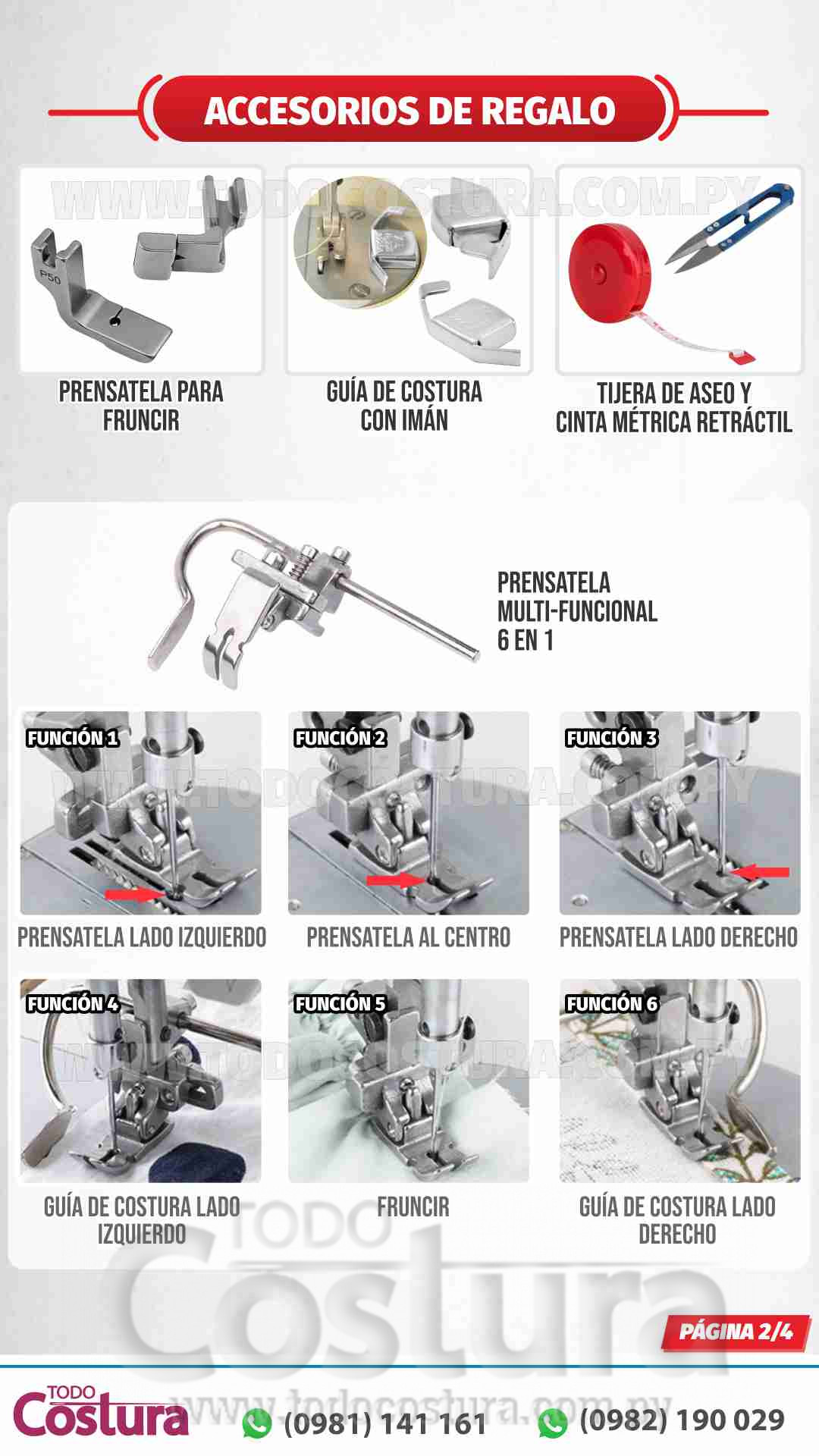 RECTA (PESADA - CROCHET GRANDE) WILLPEX R3-H (MOTOR INCORPORADO)