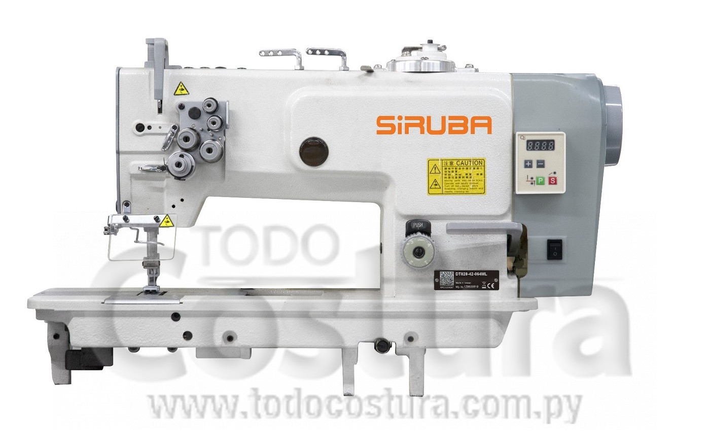 DOBLE AGUJA (MECANICA - LIVIANA) SIRUBA DT828-42-064ML (MOTOR INCORPORADO)