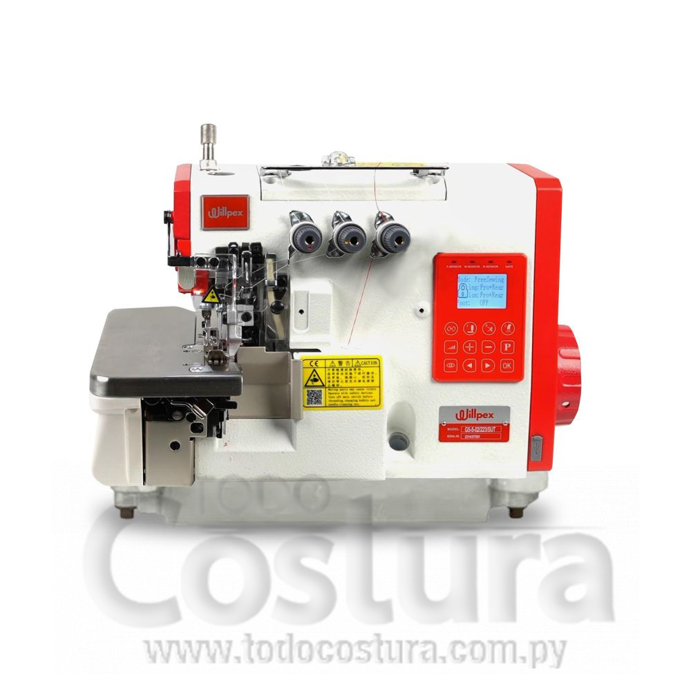 OVERLOCK (ELECTRONICA - 3 HILOS - LIVIANA) WILLPEX G5-3-02/233/SUT (MOTOR INCORPORADO)