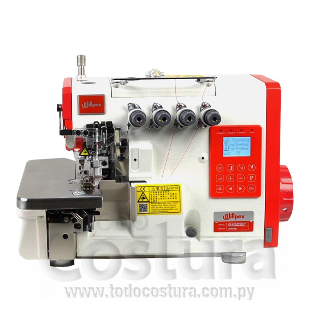 OVERLOCK (ELECTRONICA - 3 HILOS - LIVIANA) WILLPEX G5-3-02/233/SUT (MOTOR INCORPORADO)