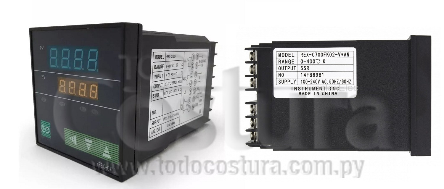 PANEL REGULADOR DE TEMPERATURA Y TIEMPO TRANSFER WEITEJIE WTJ-38