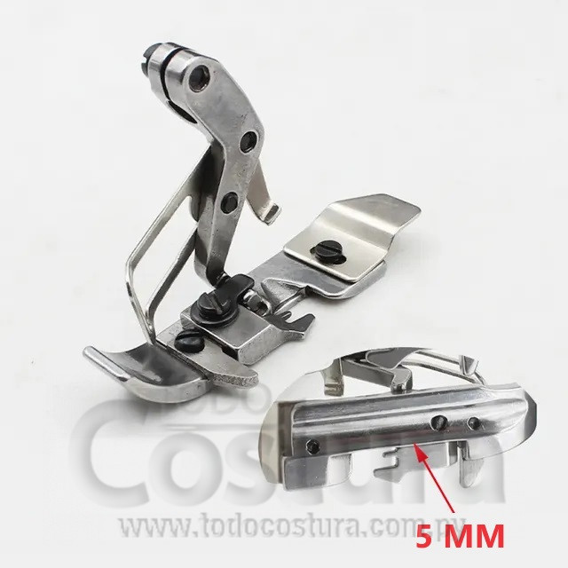 PRENSATELA (PARA VIVO 5MM - SEPARACION AGUJA: 3MM) OVERLOCK INDUSTRIAL JACK E4-4 / SIRUBA 747K