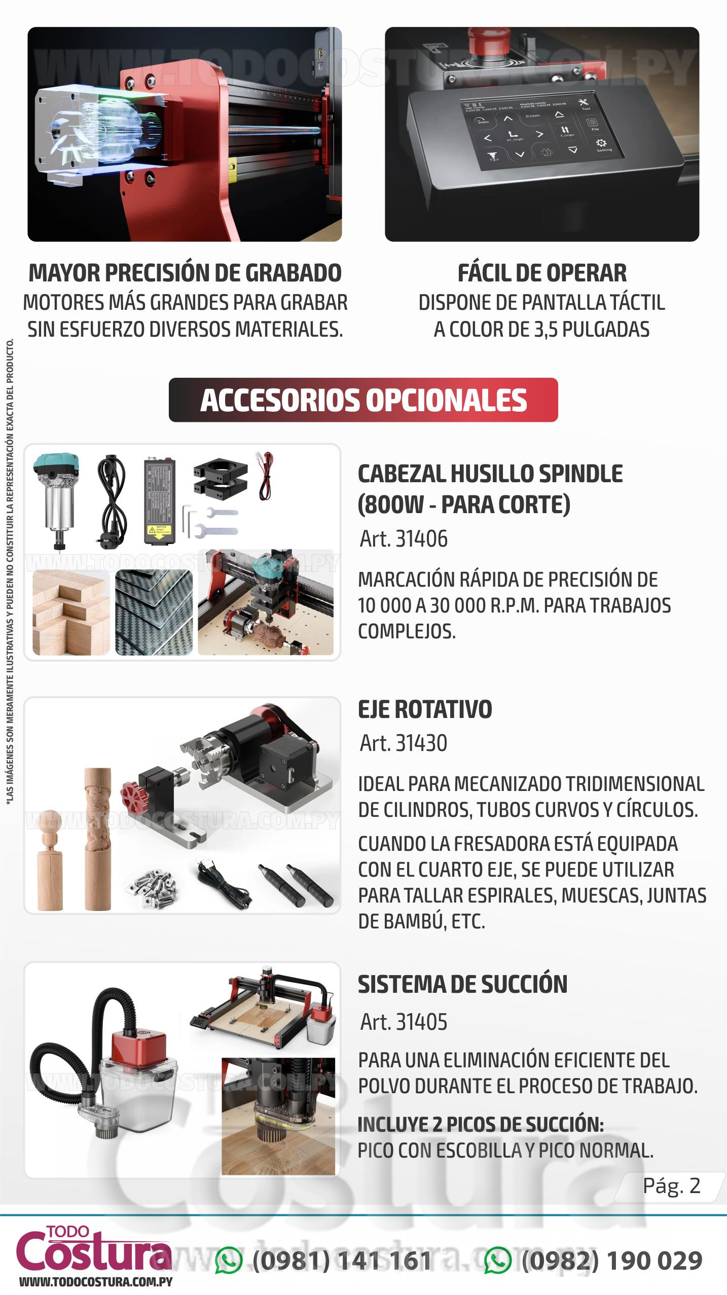 MAQUINA GRABADORA ROUTER CNC (46X46CM - 80W) WILLPEX TTC-450 PRO