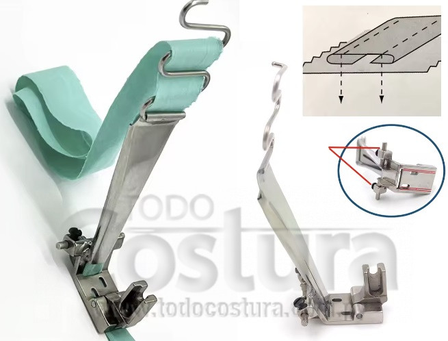 DOBLADILLADOR (CINTA ADIDAS - 2,5) CADENETA 2 AGUJAS