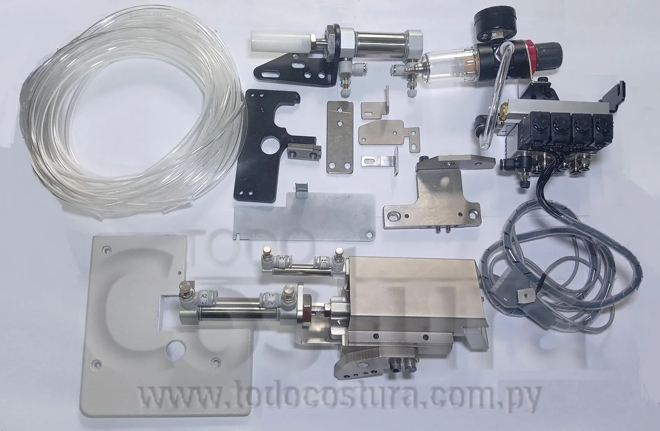 GUILLOTINA DE CORTE (CON SENSOR - NEUMATICO) P/ COLLARETA SIRUBA F007K (CON MOTOR DIRECT DRIVE)