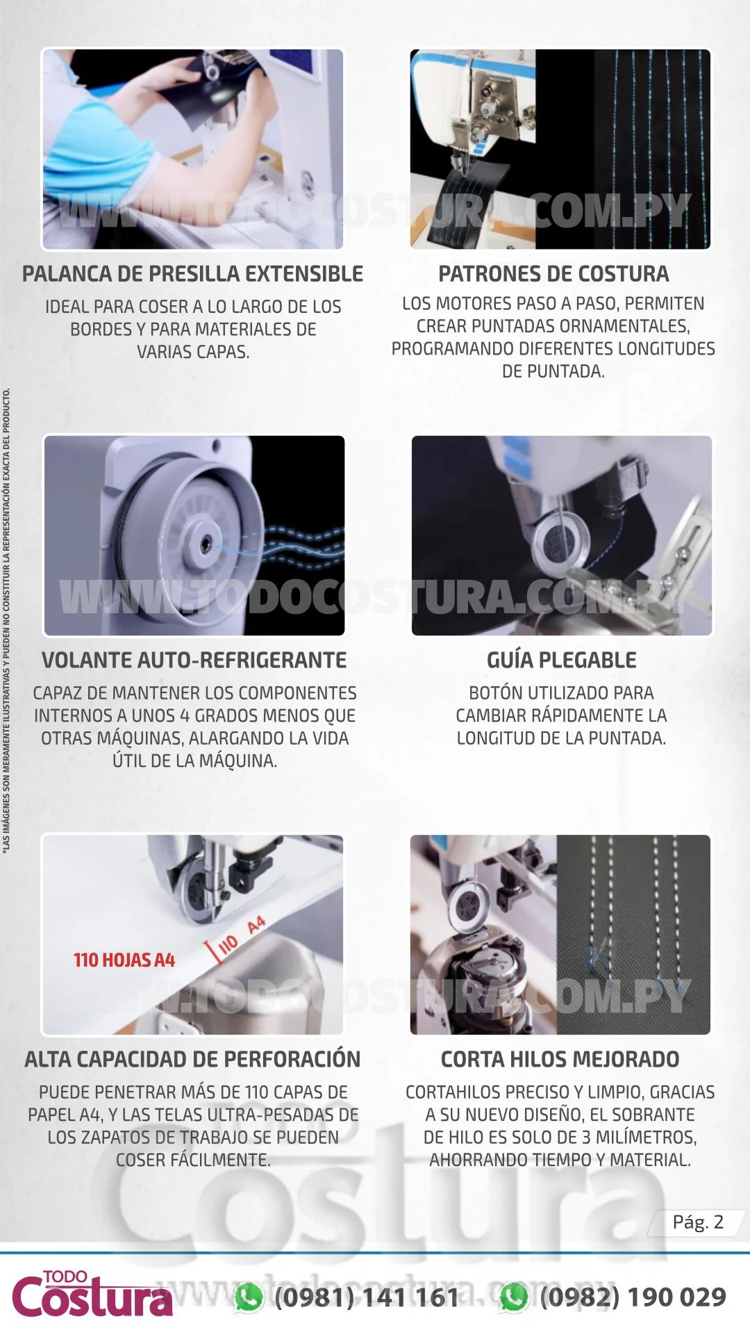 RECTA POSTE ELECTRONICA (1 AGUJA) JACK S7-91-T (MOTOR INCORPORADO)
