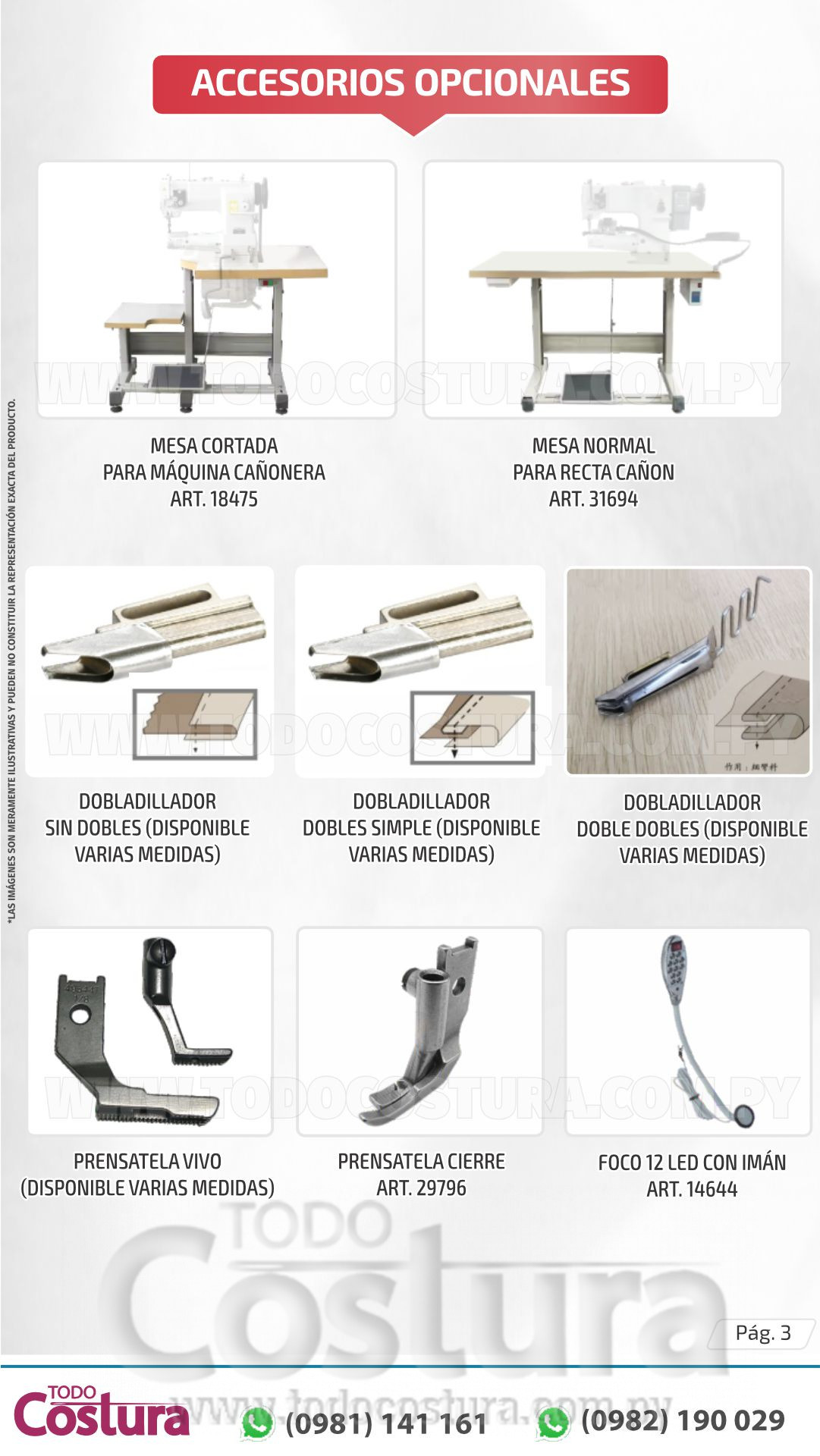 RECTA CAÑON (TRIPLE ARRASTRE) WILLPEX WP-341D (MOTOR INCORPORADO)