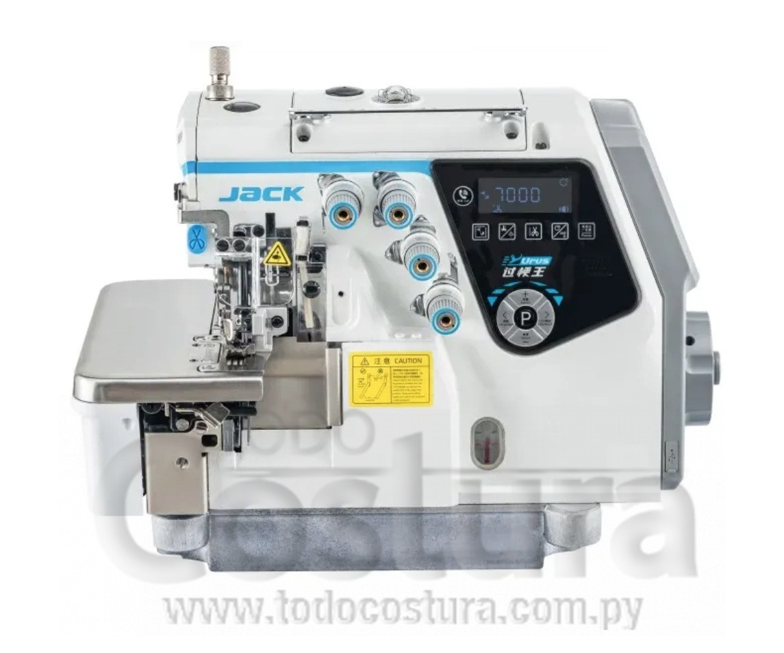 OVERLOCK (ELECTRONICA - 5 HILOS - LIVIANA) JACK C7-5-03/333 (MOTOR INCORPORADO)