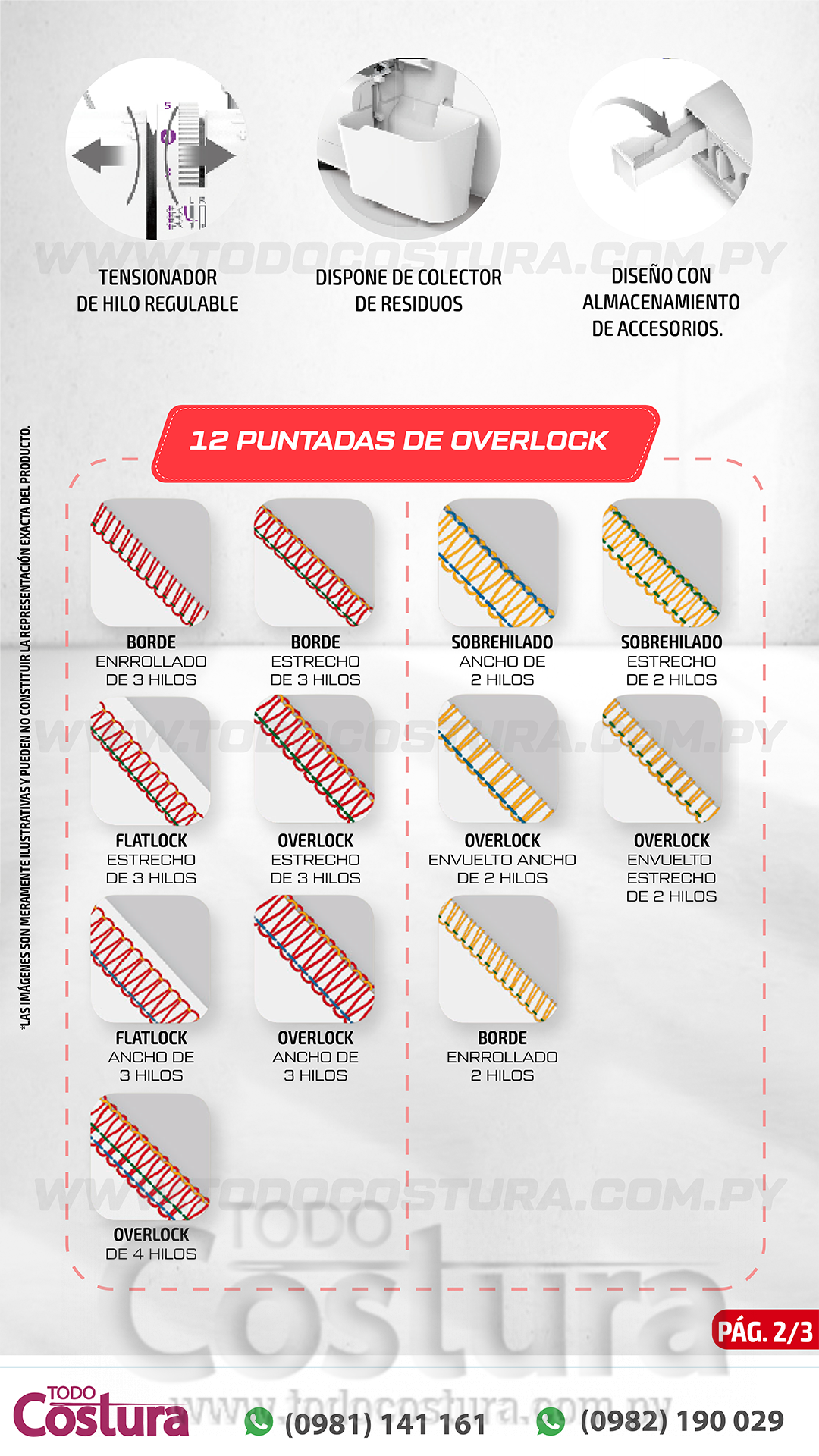 OVERLOCK FAMILIAR (4 HILOS) WILLPEX EXCELLENCE WP-400