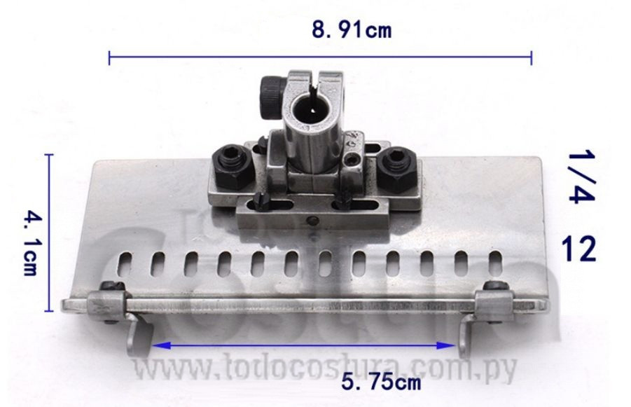 PRENSATELA CON GUIA REGULABLE (1/4) ENGOMADORA SIRUBA VC008-12064P