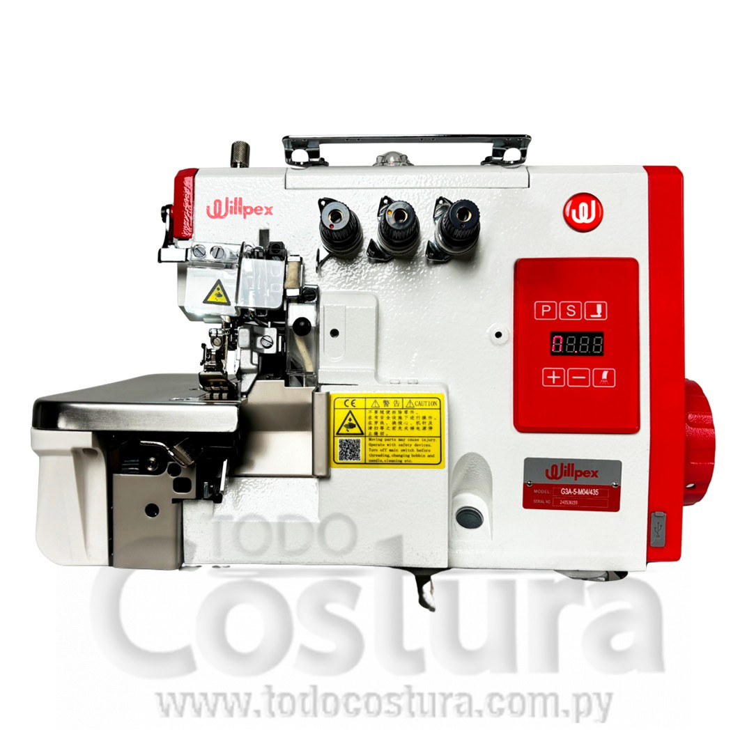 OVERLOCK (3 HILOS) WILLPEX G3A-3-02/233 (MOTOR INCORPORADO)