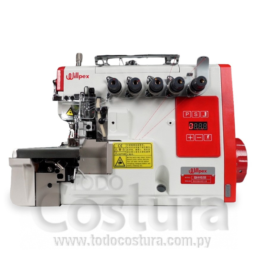 OVERLOCK (6 HILOS) WILLPEX G3A-6-03/333 (MOTOR INCORPORADO)