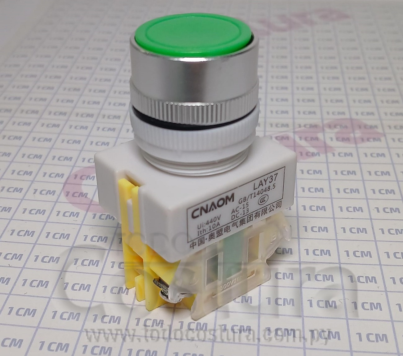 BOTON (10 A - 1 FUNCION) VOLTEADOR VERTICAL WILLPEX KQF002