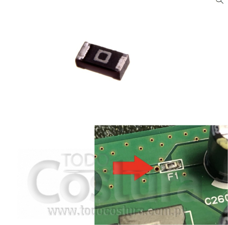 COMPONENTE FUSIBLE F1 DE PLACA PRINCIPAL WILLPEX 1390