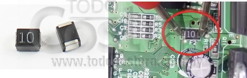 COMPONENTE FUSIBLE F2 DE PLACA PRINCIPAL WILLPEX 1390