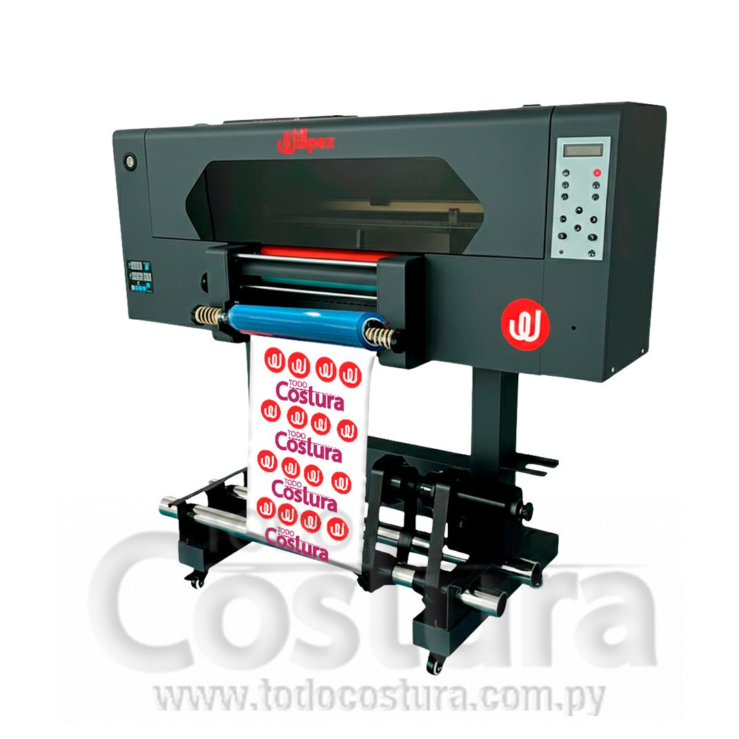 IMPRESORA UV DTF INDUSTRIAL (TRIPLE CABEZAL XP600 - 30 CM) WILLPEX SS-A303 (CON ESTANTE)
