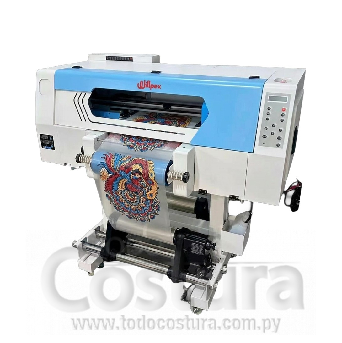IMPRESORA UV DTF INDUSTRIAL (4 CABEZALES I3200 - 30 CM) WILLPEX SS-A304 (CON ESTANTE)