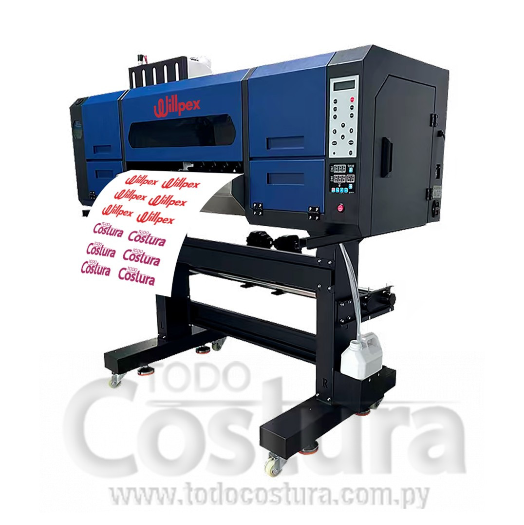 IMPRESORA DTF INDUSTRIAL (TRIPLE CABEZAL I3200 - 60 CM) WILLPEX SS-6503 (CON ESTANTE)