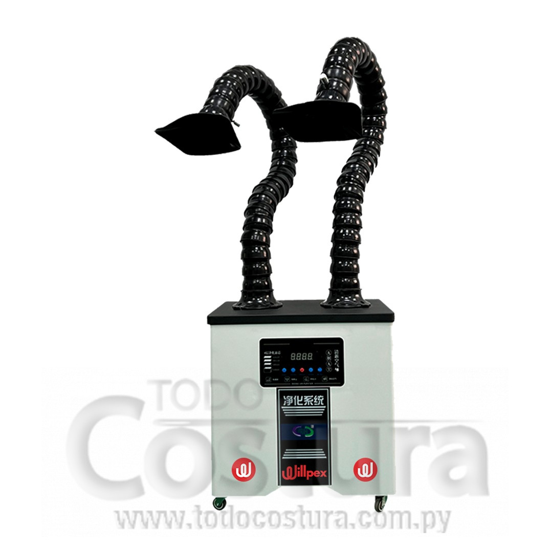 MAQUINA ASPIRADORA PURIFICADOR DE HUMO (2 CABEZALES) WILLPEX DZF-2002R