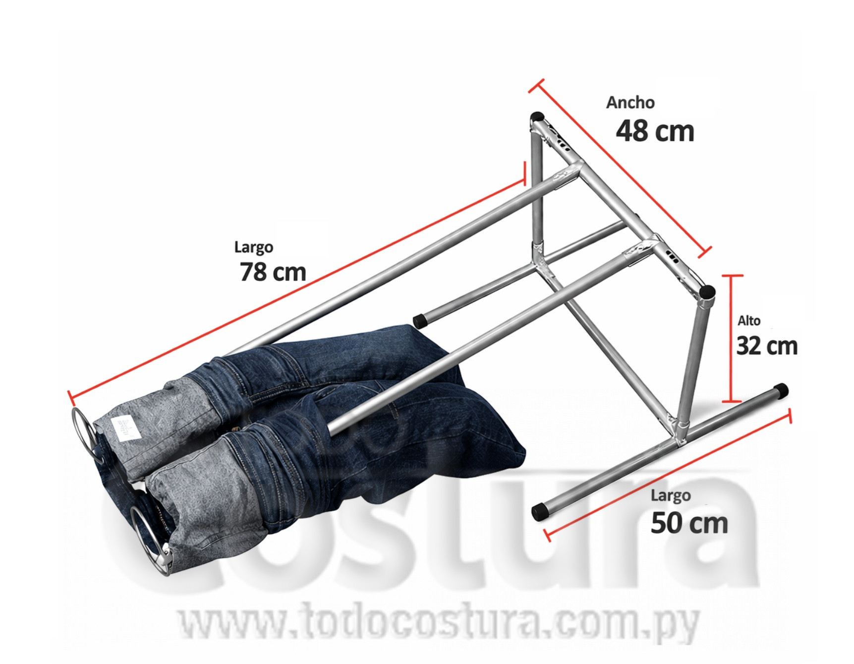 SOPORTE COLOCADOR DE PANTALON MANUAL