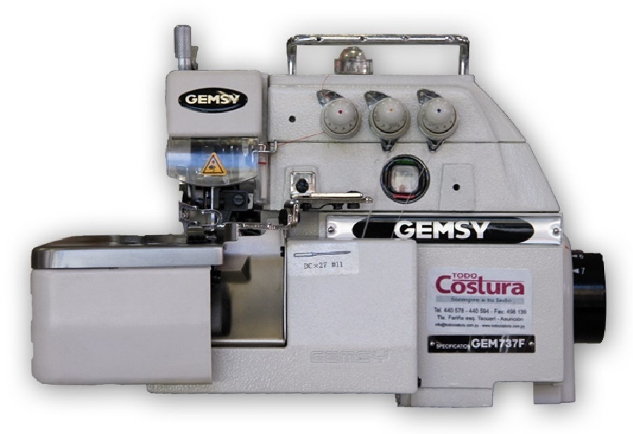 OVERLOCK INDUSTRIAL (NORMAL) 3 HILOS GEMSY-GEM737F