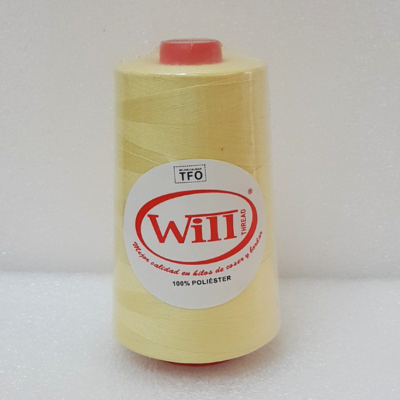 HILO DE COSER WILL (129 - AMARILLO - 5000Y) 40/2 -TFO