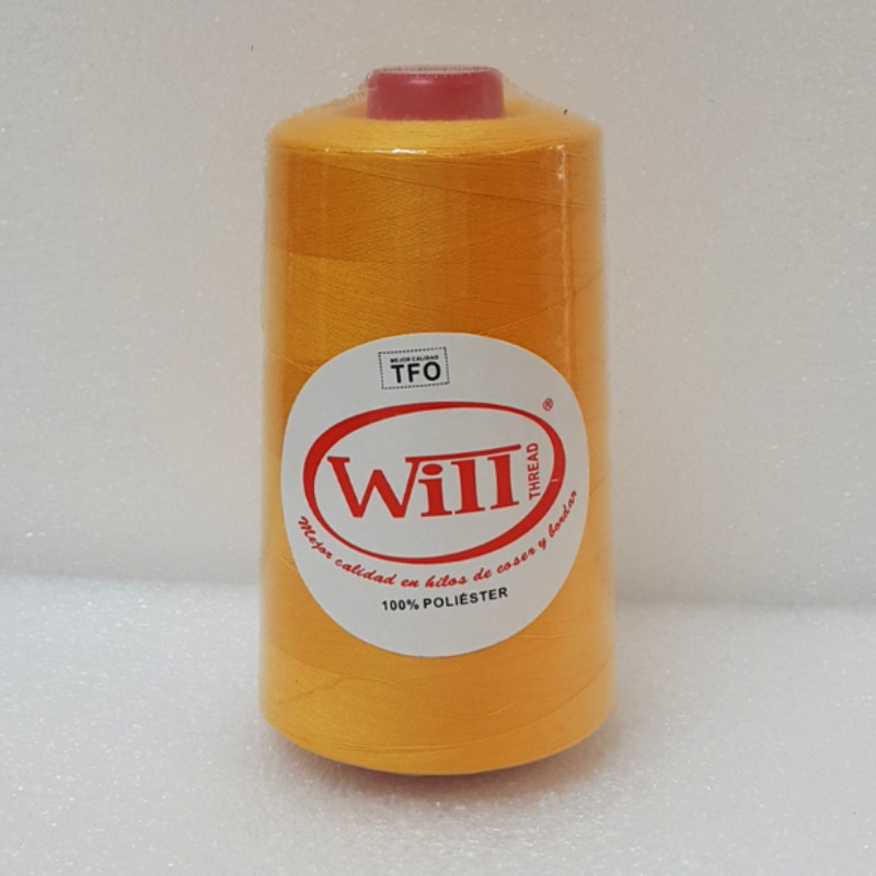 HILO DE COSER WILL (140 - AMARILLO - 5000Y) 40/2 -TFO