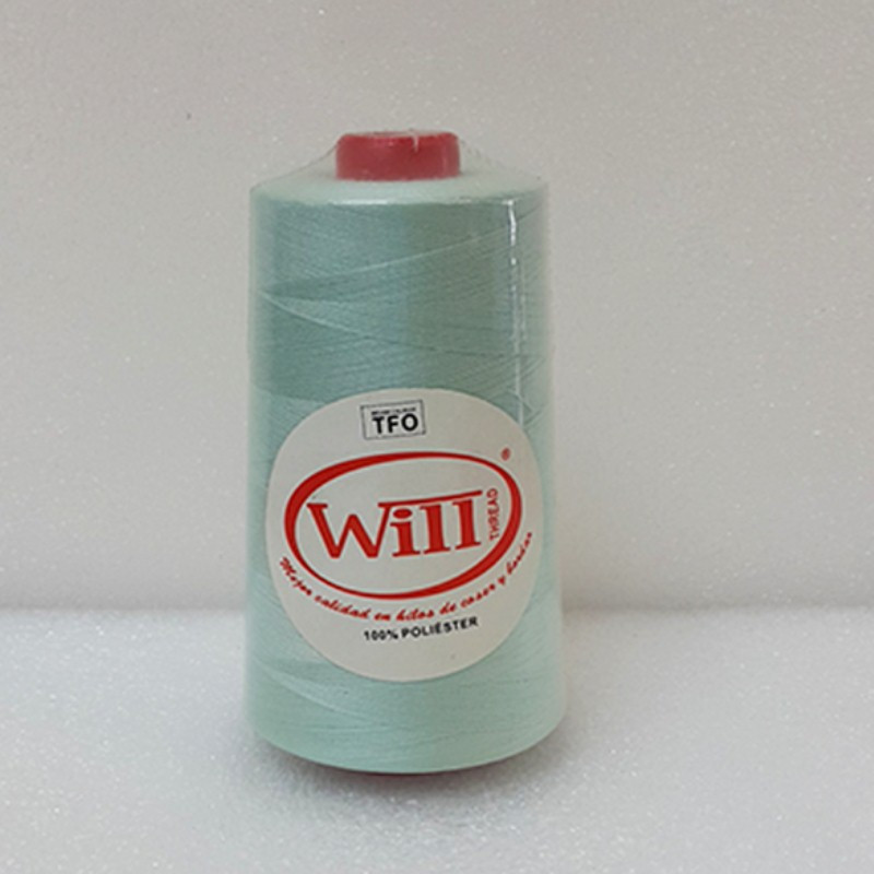 HILO DE COSER WILL (226 - VERDE AGUA - 5000Y) 40/2 -TFO