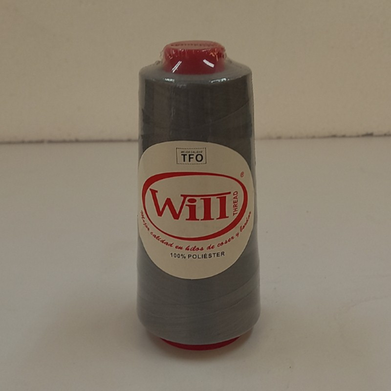 HILO DE COSER WILL (334 - GRIS - 5000Y) 40/2 -TFO