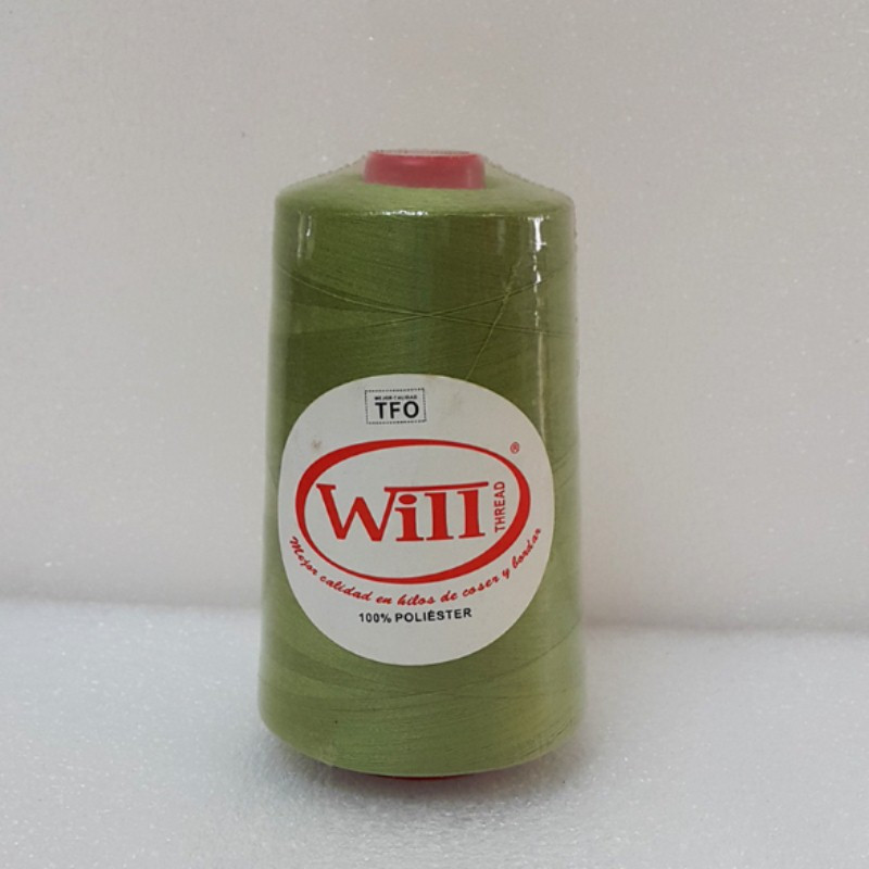 HILO DE COSER WILL (387 - VERDE HIERBA - 5000Y) 40/2 -TFO