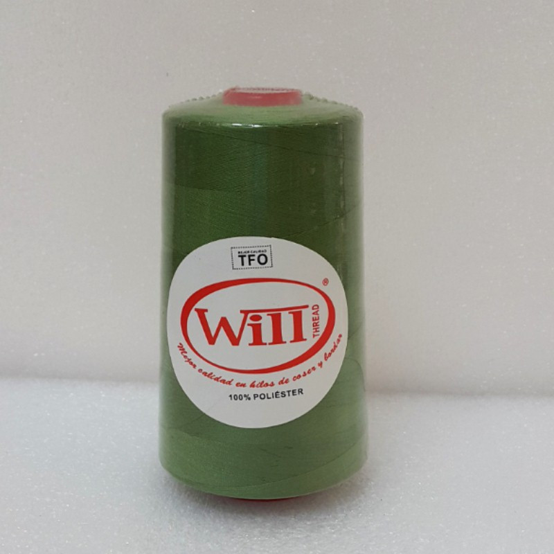 HILO DE COSER WILL (388 - VERDE HIERBA - 5000Y) 40/2 -TFO