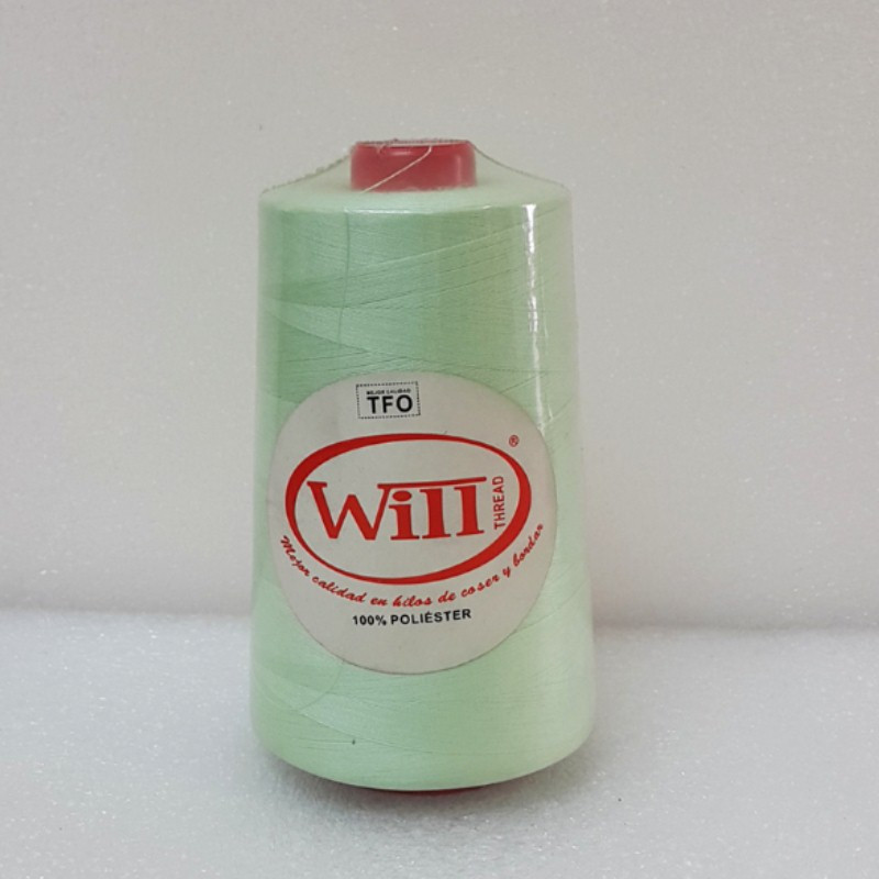 HILO DE COSER WILL (401- VERDE AGUA - 5000Y) 40/2 -TFO