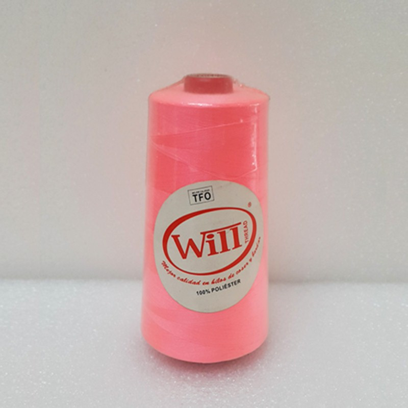 HILO DE COSER WILL (104 - ROSA FLUOR - 2500Y) 40/2 -TFO