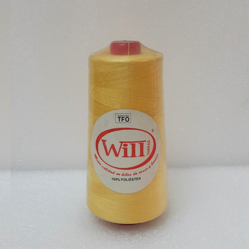 HILO DE COSER WILL (130 - AMARILLO - 2500Y) 40/2 -TFO