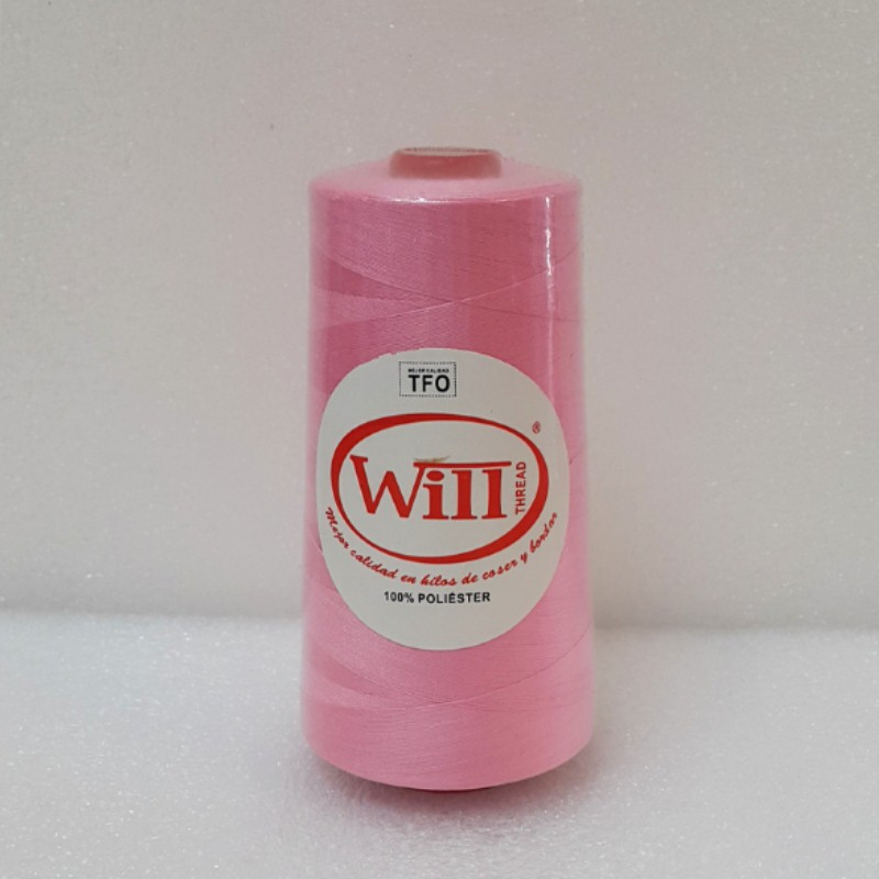 HILO DE COSER WILL (154 - ROSADO - 2500Y) 40/2 -TFO