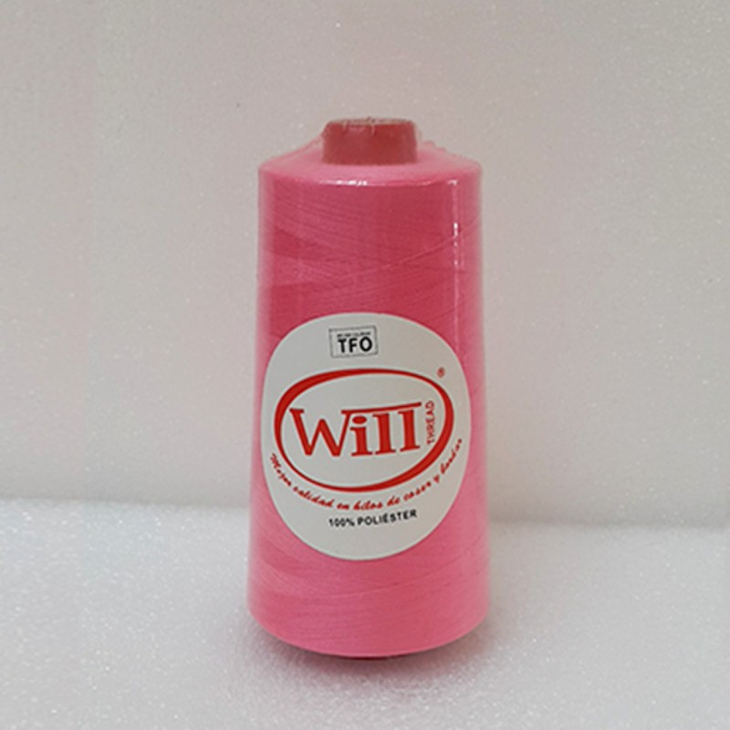 HILO DE COSER WILL (160 - ROSADO - 2500Y) 40/2 -TFO