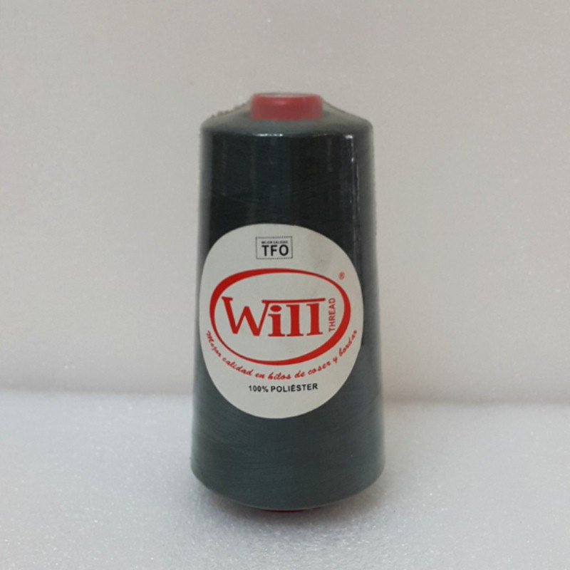 HILO DE COSER WILL (372 - VERDE CROMO - 2500Y) 40/2 -TFO
