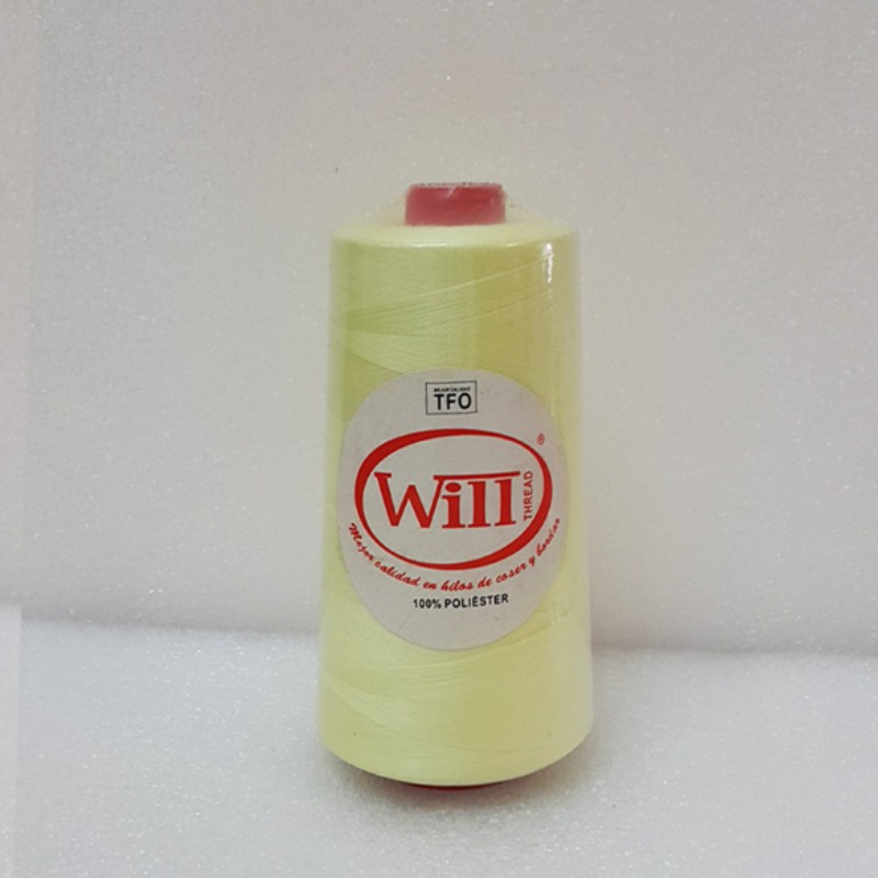 HILO DE COSER WILL (377 - AMARILLO CLARO - 2500Y) 40/2 -TFO