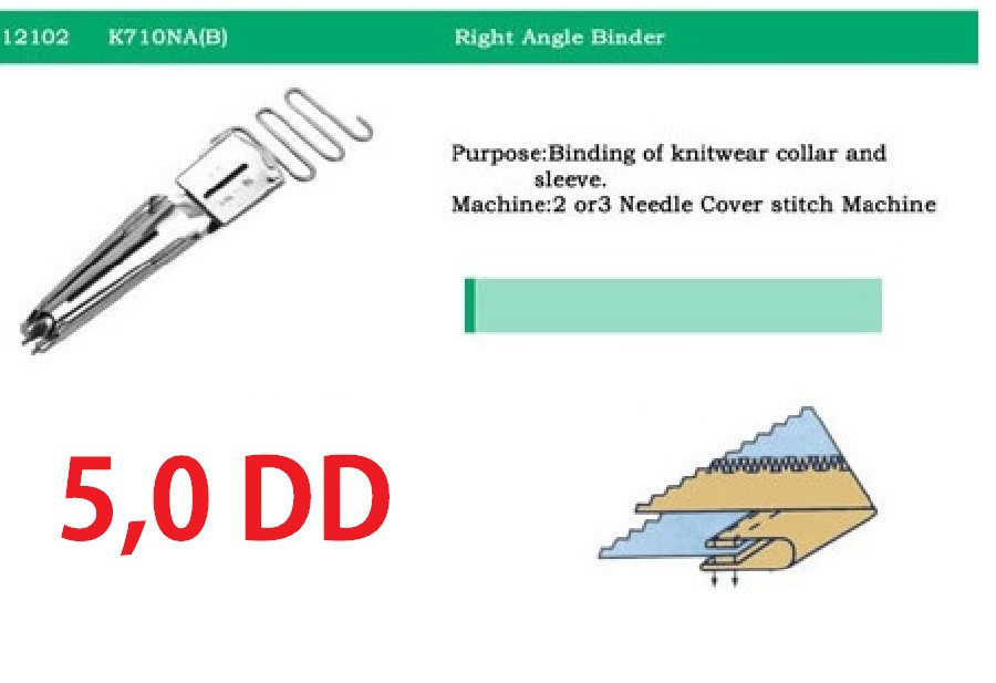 DOBLADILLADOR (5,0 - DD - ABIERTA) COLLARETA IND.