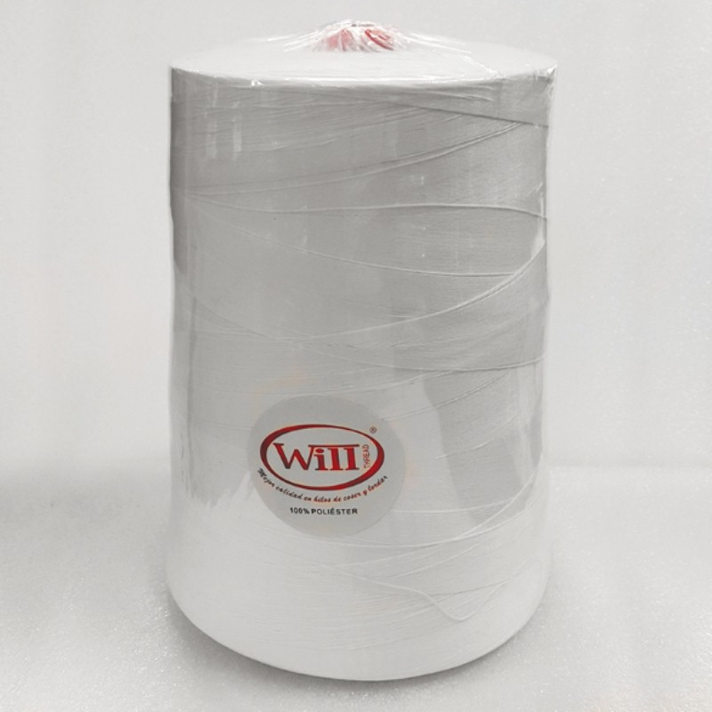 HILO PARA CERRADORA DE BOLSA (301 - BLANCO - 5KG.) 12/4