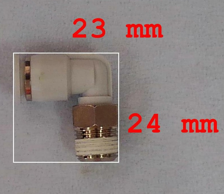 PINO UNION (4MM ; L) DE MANGUERA SIRUBA