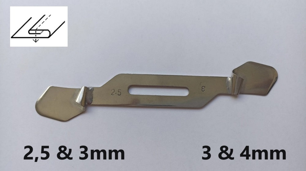 DOBLADILLADOR (DOBLE - 2,5 X 3MM) COLLARETA INDUSTRIAL