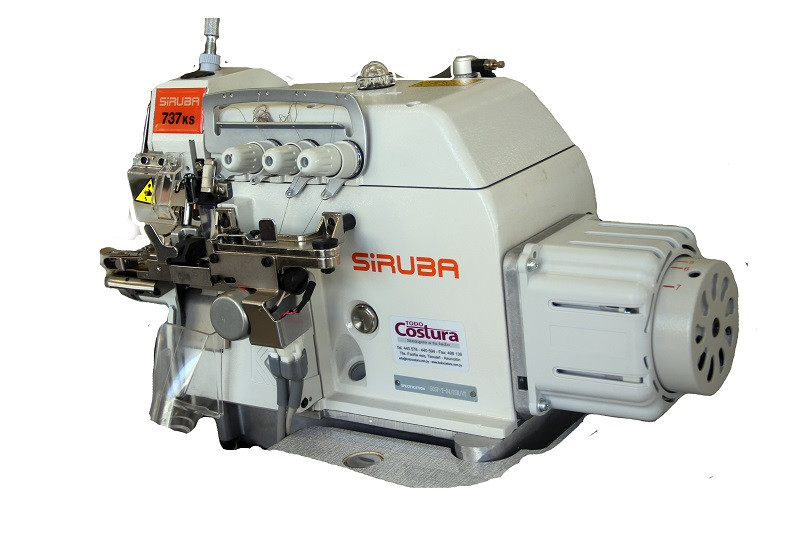 OVERLOCK (ELECT. CILINDRICA - P/ RUEDO INVISIBLE) SIRUBA 737KS-505F-2-04/ESK/VT (MOTOR INCORPORADO)